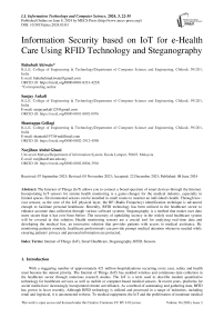 Information Security based on IoT for e-Health Care Using RFID Technology and Steganography