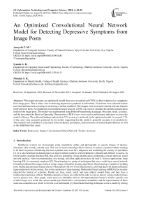 An Optimized Convolutional Neural Network Model for Detecting Depressive Symptoms from Image Posts