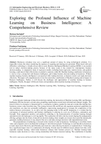 Exploring the Profound Influence of Machine Learning on Business Intelligence: A Comprehensive Review