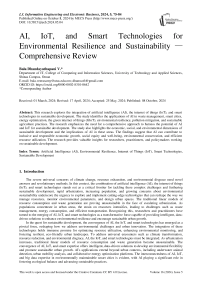 AI, IoT, and Smart Technologies for Environmental Resilience and Sustainability — Comprehensive Review