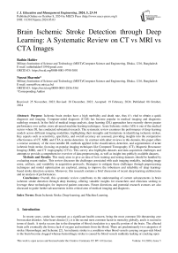 Brain Ischemic Stroke Detection through Deep Learning: A Systematic Review on CT vs MRI vs CTA Images