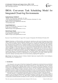 IBOA: Cost-aware Task Scheduling Model for Integrated Cloud-fog Environments