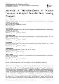 Reduction of Misclassifications in Wildfire Detection: A Weighted Ensemble Deep Learning Approach