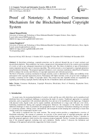 Proof of Notoriety: A Promised Consensus Mechanism for the Blockchain-based Copyright System