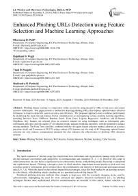 Enhanced Phishing URLs Detection using Feature Selection and Machine Learning Approaches