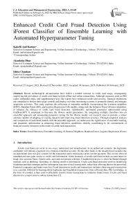 Enhanced Credit Card Fraud Detection Using iForest Classifier of Ensemble Learning with Automated Hyperparameter Tuning