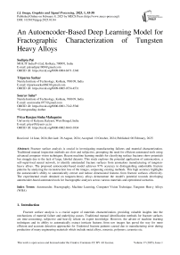 An Autoencoder-Based Deep Learning Model for Fractographic Characterization of Tungsten Heavy Alloys