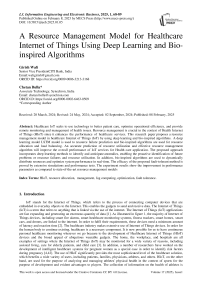 A Resource Management Model for Healthcare Internet of Things Using Deep Learning and Bio-inspired Algorithms