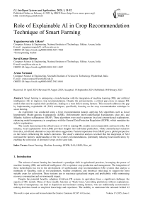 Role of Explainable AI in Crop Recommendation Technique of Smart Farming