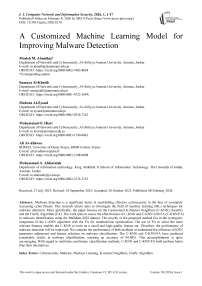 A Customized Machine Learning Model for Improving Malware Detection