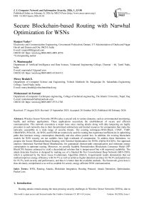 Secure Blockchain-based Routing with Narwhal Optimization for WSNs