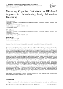 Measuring Cognitive Distortions: A KPI-based Approach to Understanding Faulty Information Processing