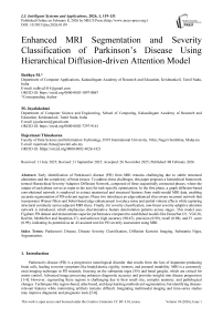 Enhanced MRI Segmentation and Severity Classification of Parkinson’s Disease Using Hierarchical Diffusion-driven Attention Model