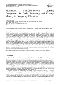 Multimodal ChatGPT-Driven Learning Companion for Code Reasoning and Concept Mastery in Computing Education