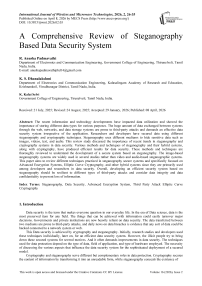 A Comprehensive Review of Steganography Based Data Security System