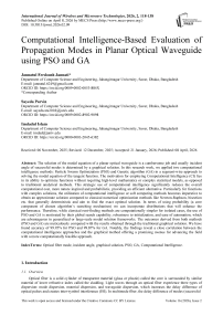 Computational Intelligence-Based Evaluation of Propagation Modes in Planar Optical Waveguide using PSO and GA
