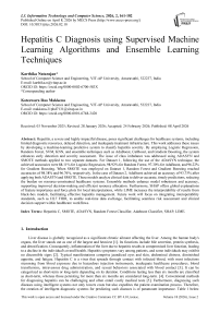 Hepatitis C Diagnosis using Supervised Machine Learning Algorithms and Ensemble Learning Techniques