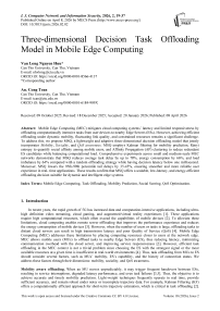 Three-dimensional Decision Task Offloading Model in Mobile Edge Computing