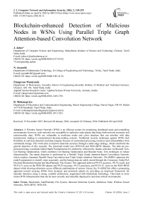 Blockchain-enhanced Detection of Malicious Nodes in WSNs Using Parallel Triple Graph Attention-based Convolution Network
