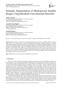 Semantic Segmentation of Multispectral Satellite Images Using Residual Convolutional Networks