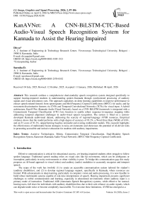 KanAVNet: A CNN-BiLSTM-CTC-Based Audio-Visual Speech Recognition System for Kannada to Assist the Hearing Impaired