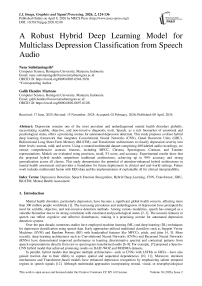 A Robust Hybrid Deep Learning Model for Multiclass Depression Classification from Speech Audio