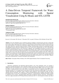 A Data-Driven Temporal Framework for Water Consumption Monitoring with Spatial Visualization Using K-Means and STL-LSTM