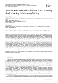 Internet Addiction and its Influence on University Students using Relationship Mining