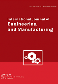 2 vol.16, 2026 - International Journal of Engineering and Manufacturing
