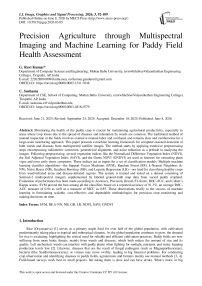 Precision Agriculture through Multispectral Imaging and Machine Learning for Paddy Field Health Assessment