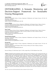 ONTOGRAZING: A Semantic Monitoring and Decision-Support Framework for Sustainable Grazing Management