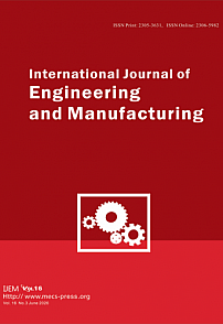 3 vol.16, 2026 - International Journal of Engineering and Manufacturing