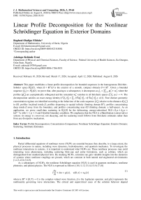 Linear Profile Decomposition for the Nonlinear Schrödinger Equation in Exterior Domains