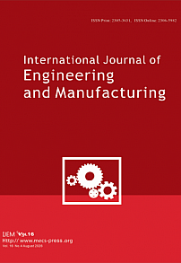 4 vol.16, 2026 - International Journal of Engineering and Manufacturing