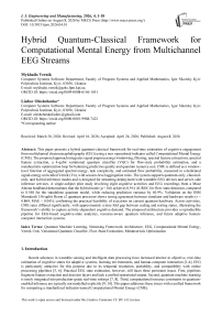 Hybrid Quantum-Classical Framework for Computational Mental Energy from Multichannel EEG Streams