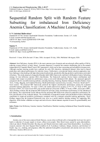 Sequential Random Split with Random Feature Subsetting for imbalanced Iron Deficiency Anemia Classification: A Machine Learning Study