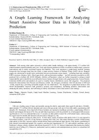 A Graph Learning Framework for Analyzing Smart Assistive Sensor Data in Elderly Fall Prediction