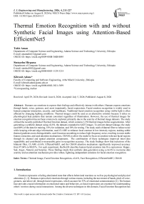 Thermal Emotion Recognition with and without Synthetic Facial Images using Attention-Based EfficientNet5