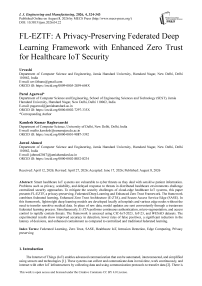 FL-EZTF: A Privacy-Preserving Federated Deep Learning Framework with Enhanced Zero Trust for Healthcare IoT Security