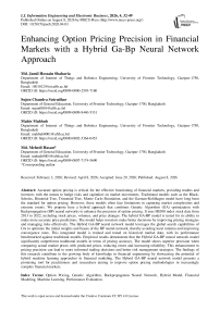 Enhancing Option Pricing Precision in Financial Markets with a Hybrid Ga-Bp Neural Network Approach