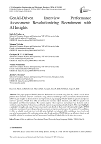 GenAI-Driven Interview Performance Assessment: Revolutionizing Recruitment with AI Insights