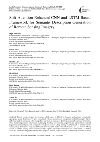 Soft Attention Enhanced CNN and LSTM Based Framework for Semantic Description Generation of Remote Sensing Imagery