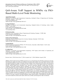 QoS-Aware VoIP Support in WMNs via PSO-Based Multi-Level Node Monitoring