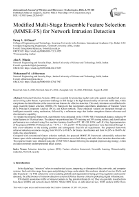 Modified Multi-Stage Ensemble Feature Selection (MMSE-FS) for Network Intrusion Detection