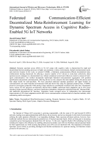 Federated and Communication-Efficient Decentralized Meta-Reinforcement Learning for Dynamic Spectrum Access in Cognitive Radio–Enabled 5G IoT Networks