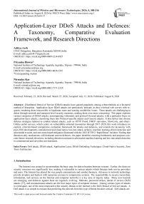 Application-Layer DDoS Attacks and Defences: A Taxonomy, Comparative Evaluation Framework, and Research Directions