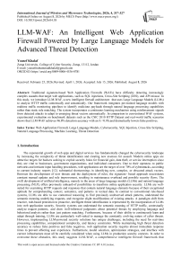 LLM-WAF: An Intelligent Web Application Firewall Powered by Large Language Models for Advanced Threat Detection