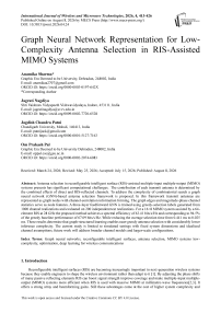 Graph Neural Network Representation for Low-Complexity Antenna Selection in RIS-Assisted MIMO Systems
