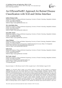 An EfficientNetB3 Approach for Retinal Disease Classification with XAI and Online Interface