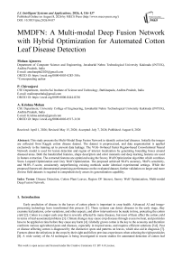 MMDFN: A Multi-modal Deep Fusion Network with Hybrid Optimization for Automated Cotton Leaf Disease Detection